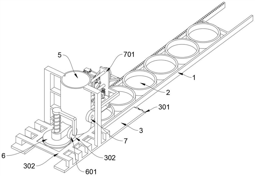 A high-efficiency gasket pressing device for the inner liner of the bottle cap