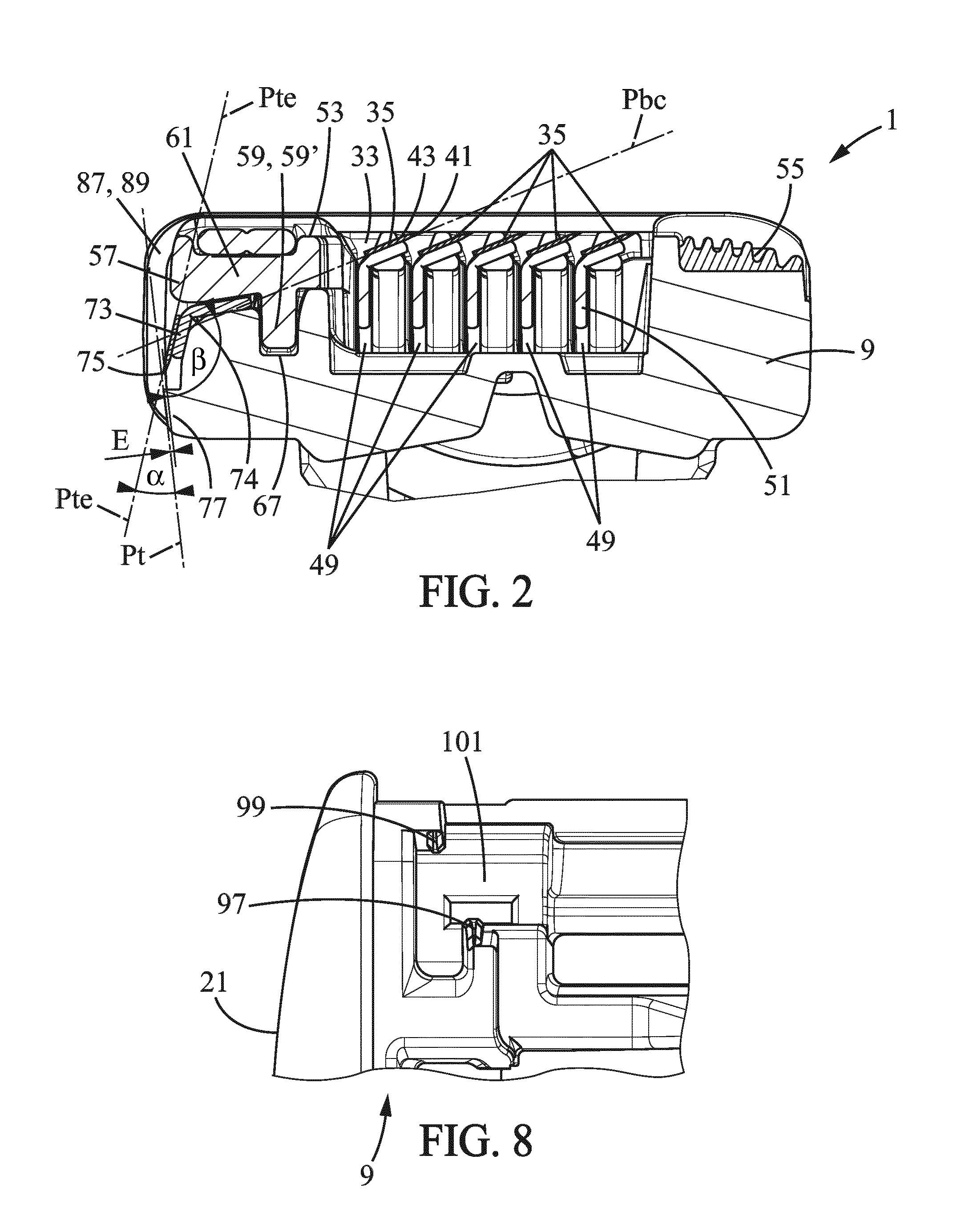 A shaving blade cartridge, a shaver comprising such shaving blade cartridge and a method of manufacturing such a shaving blade cartridge