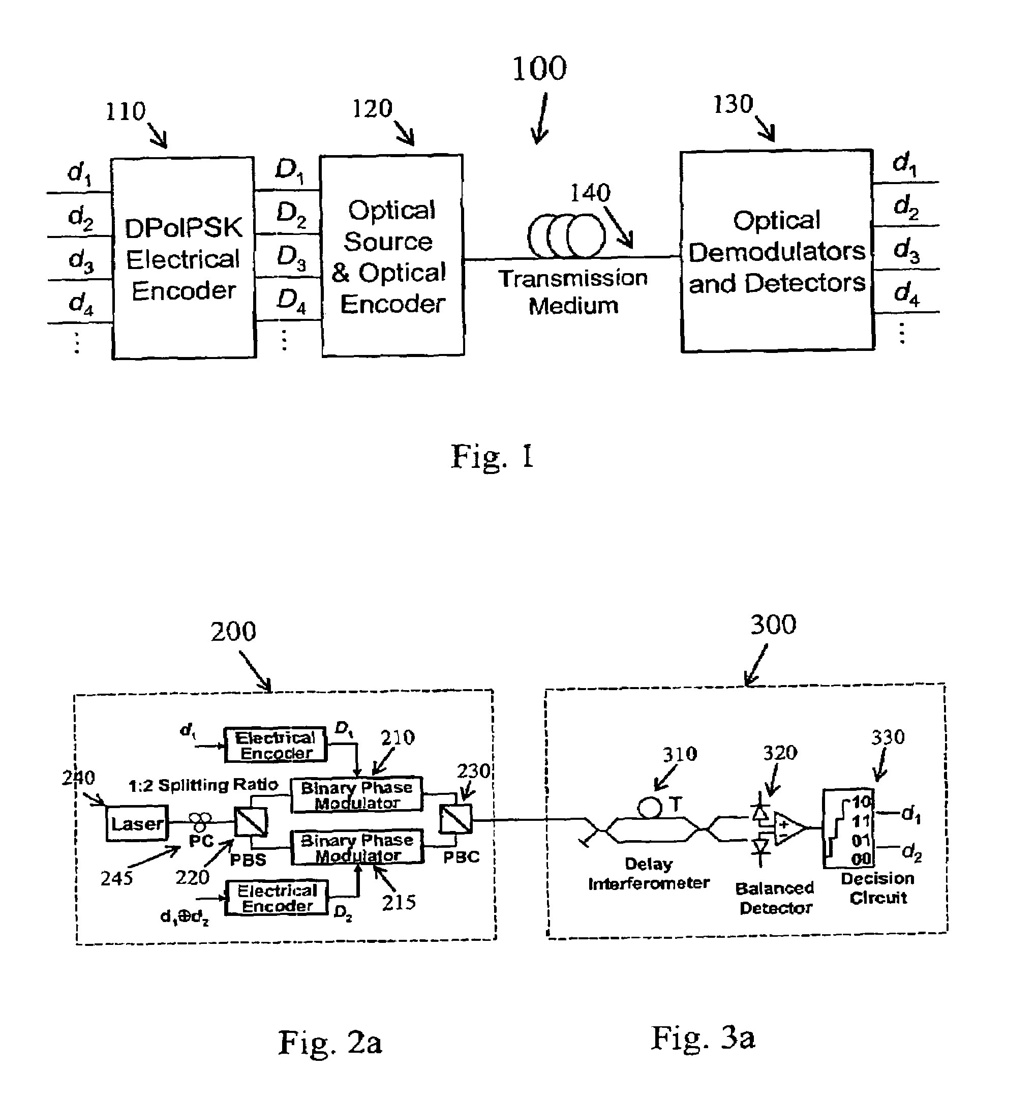 Direct detection differential polarization-phase-shift keying for high spectral efficiency optical communication