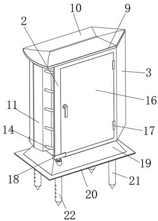 Multifunctional communication optical cable cross-connecting box