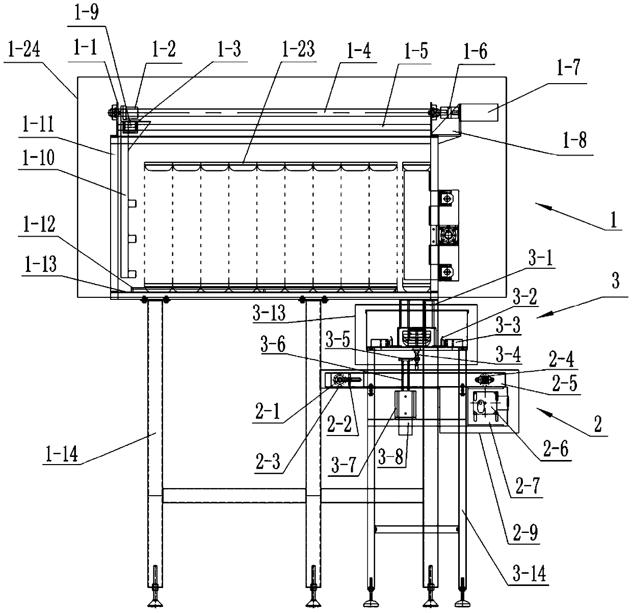 An automatic box sorting device