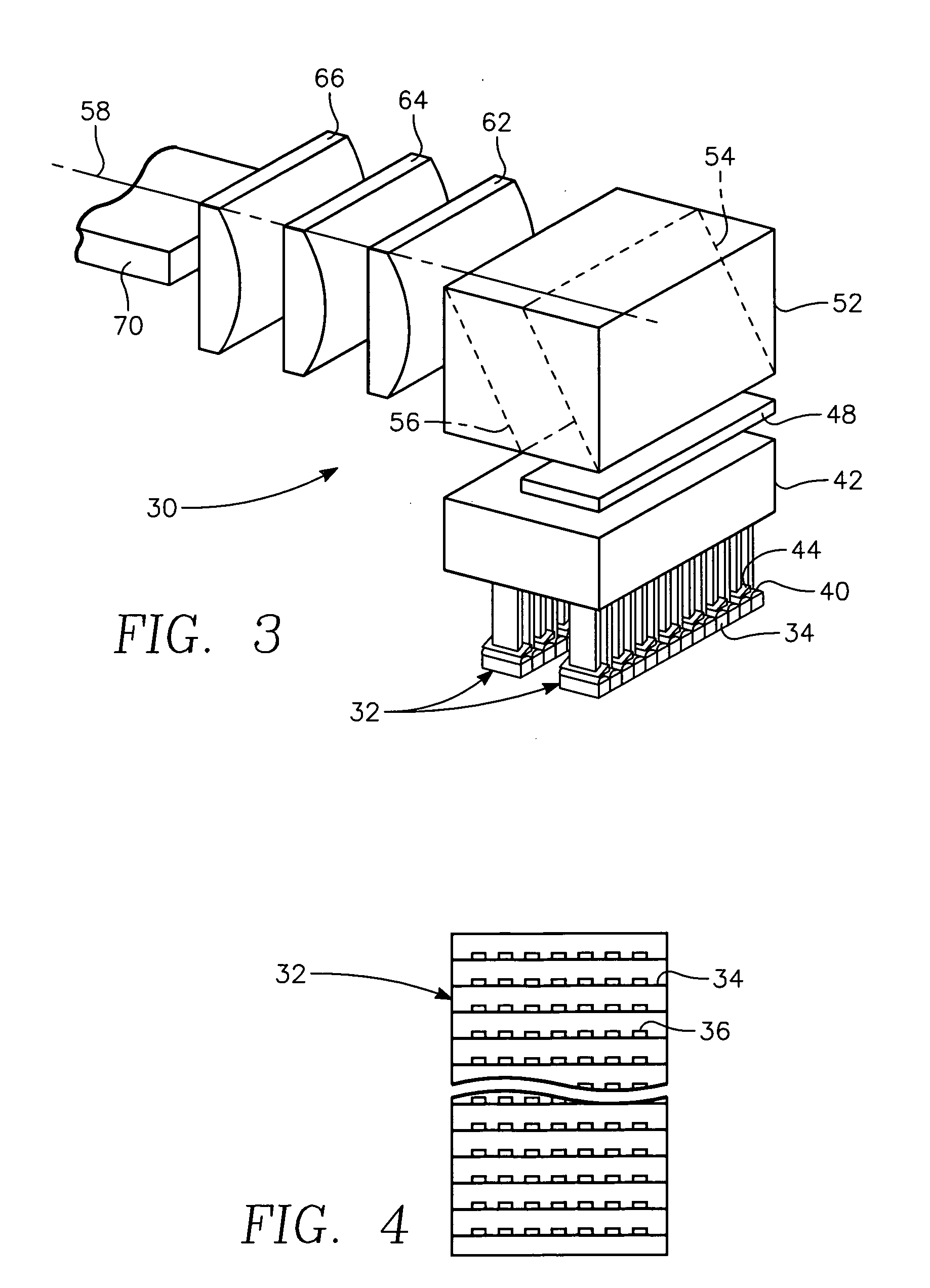 Fast axis beam profile shaping for high power laser diode based annealing system