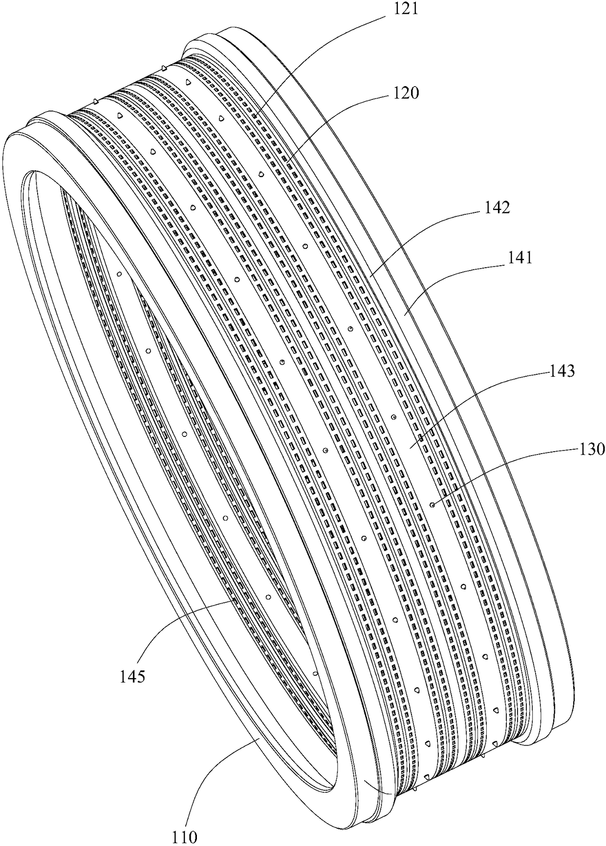 Multi-row lead frame electroplating equipment