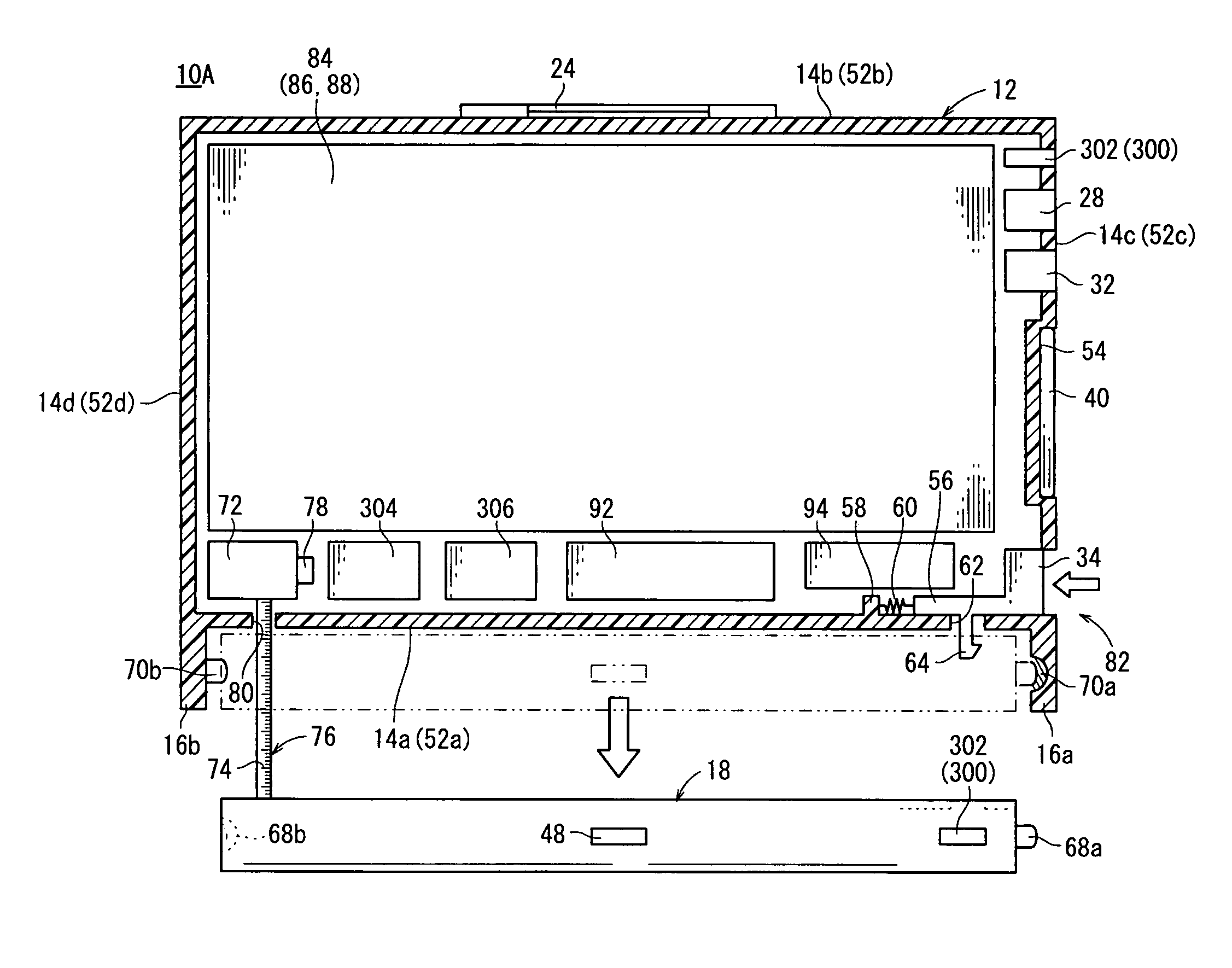 Radiographic image capturing apparatus and radiographic image capturing system