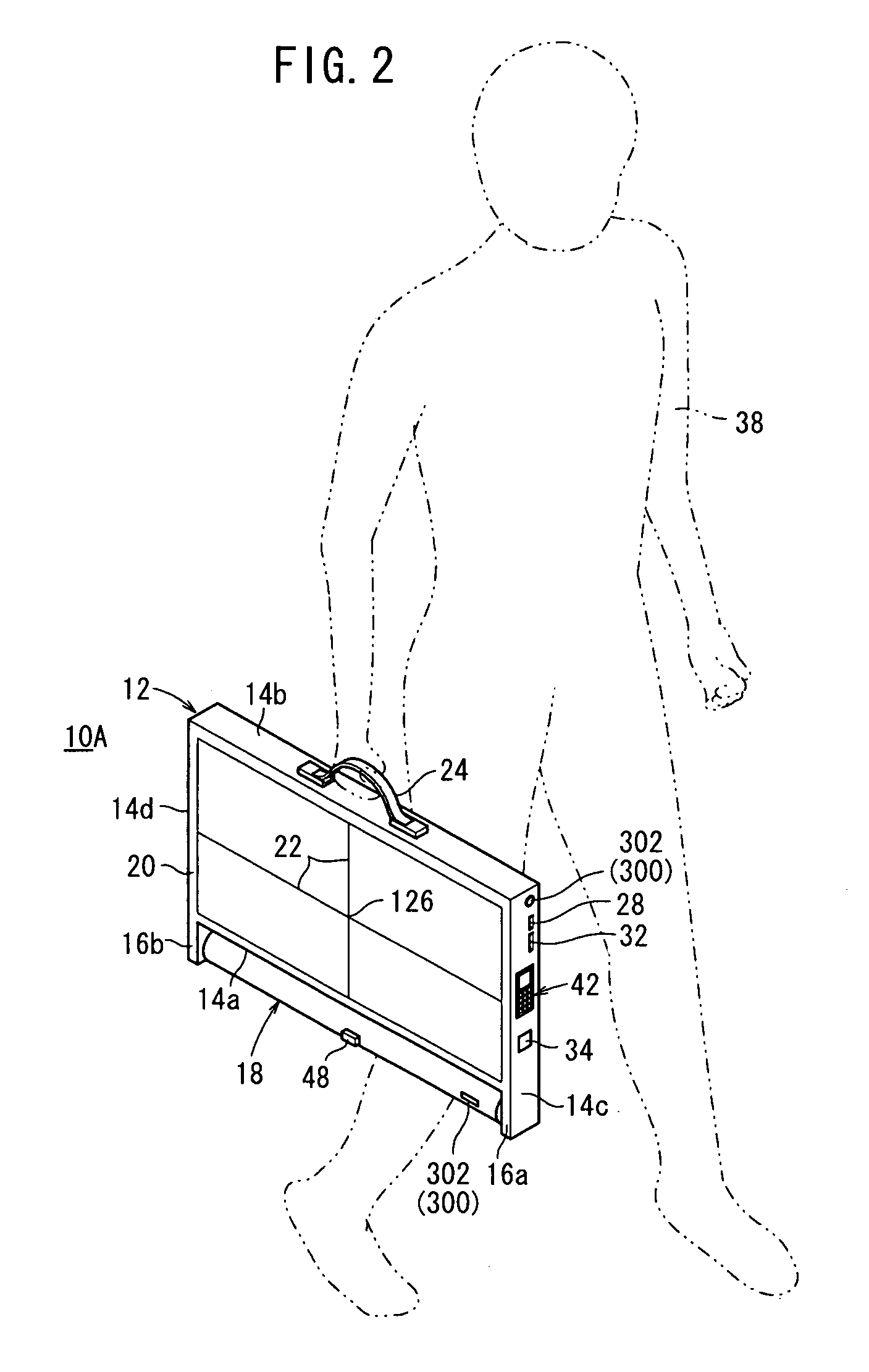 Radiographic image capturing apparatus and radiographic image capturing system