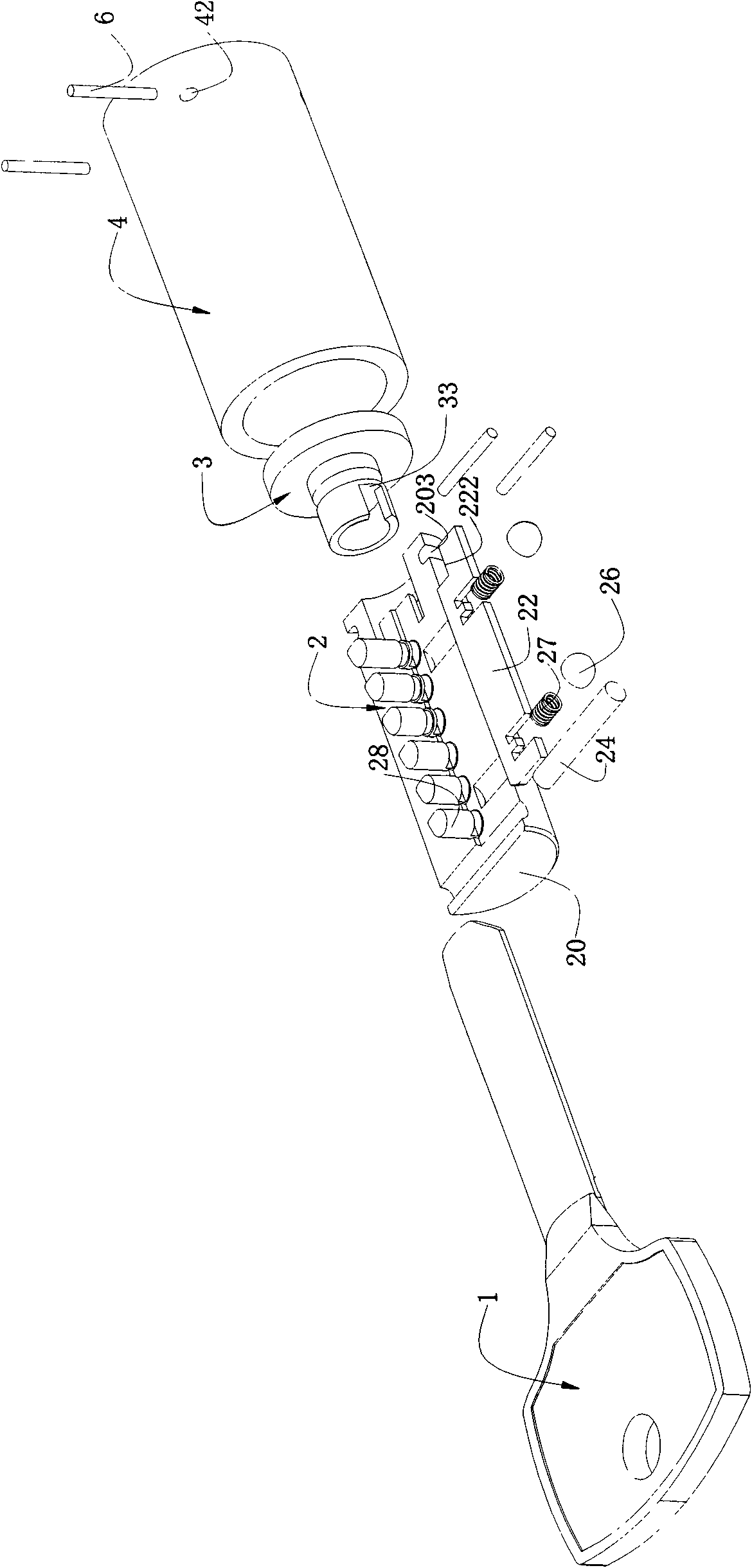 Idle lock head clutch structure