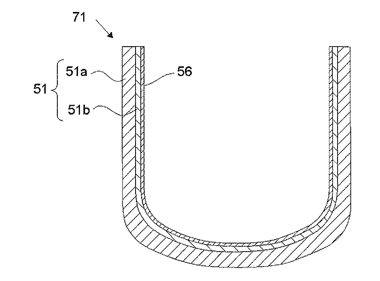 Powdered silica, silica container, and method for producing them