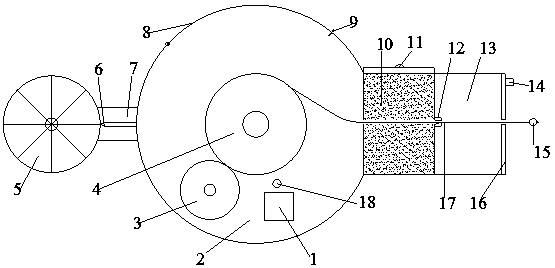 Convenient setting-out device for angle measurement