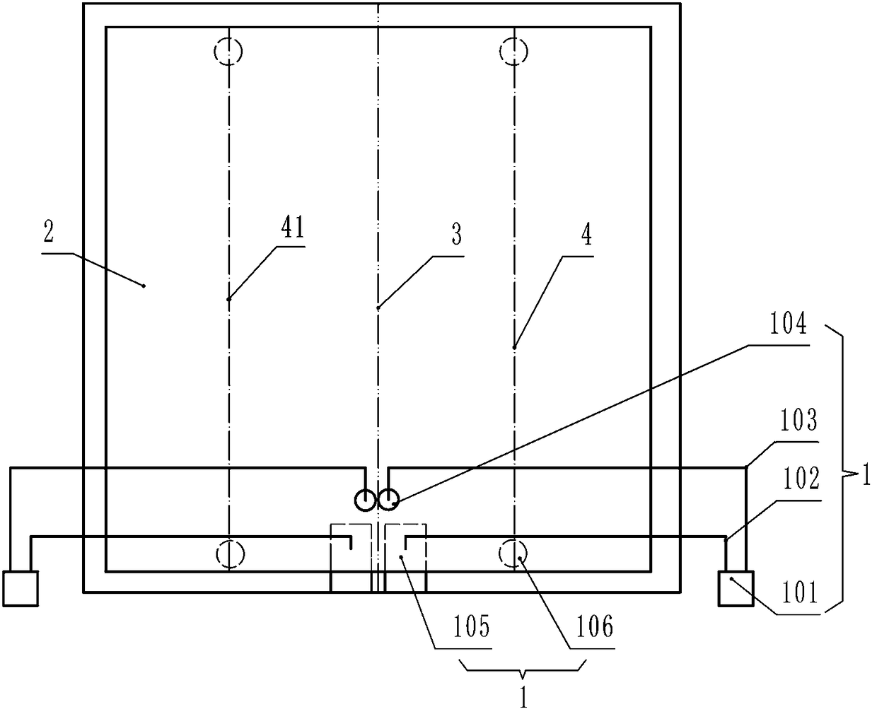 Bridge pier VSR (vibration stress relief) method for steel structural bridge