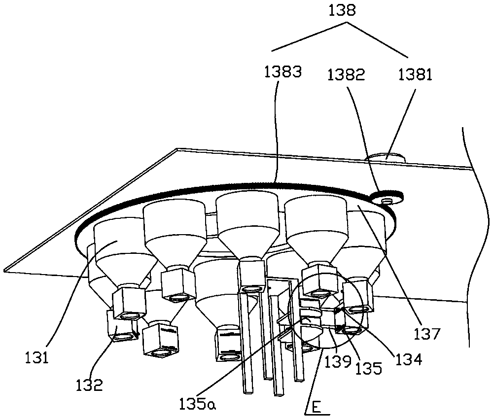 Steamed stuffed bun filling outputting device capable of outputting various fillings