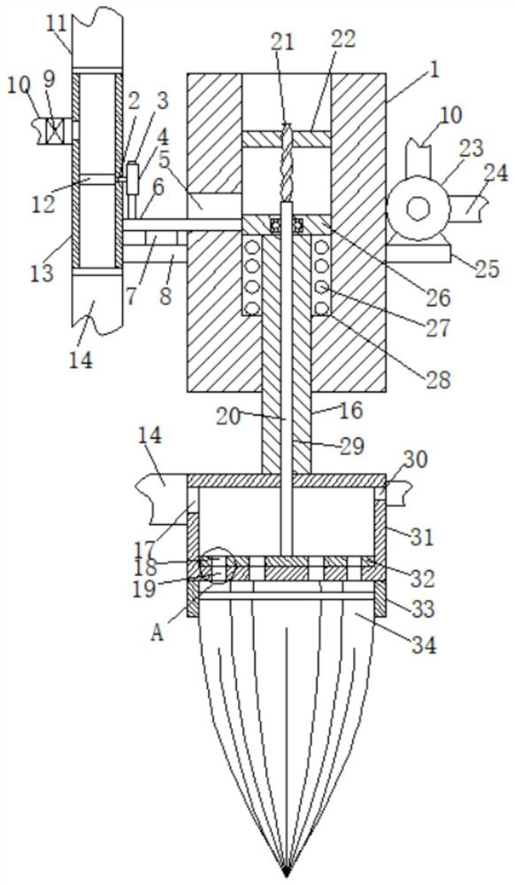 Intelligent writing pen for copying calligraphy and use method of writing pen