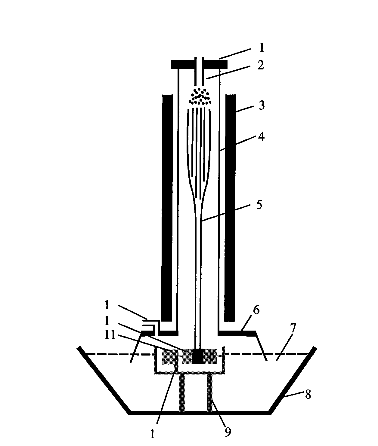 Method and device for preparing carbon nanotube film