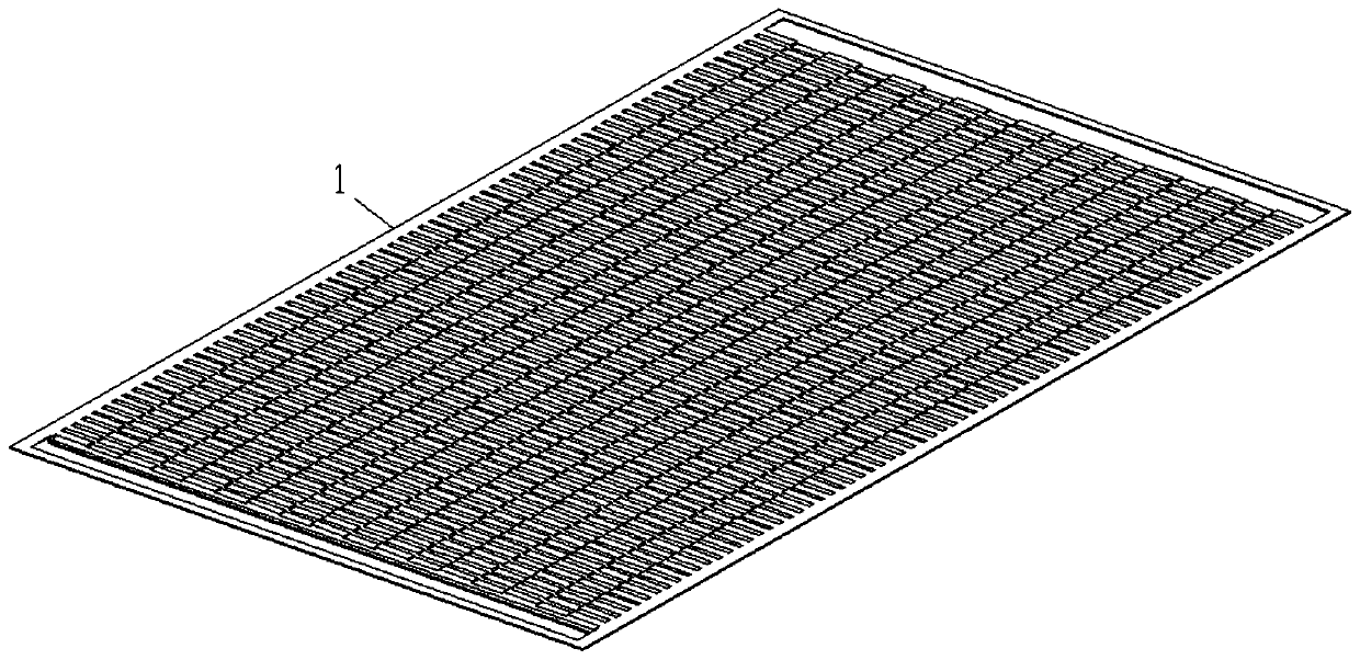 Air-cooled hydrogen fuel cell based on single metal polar plate and electric pile