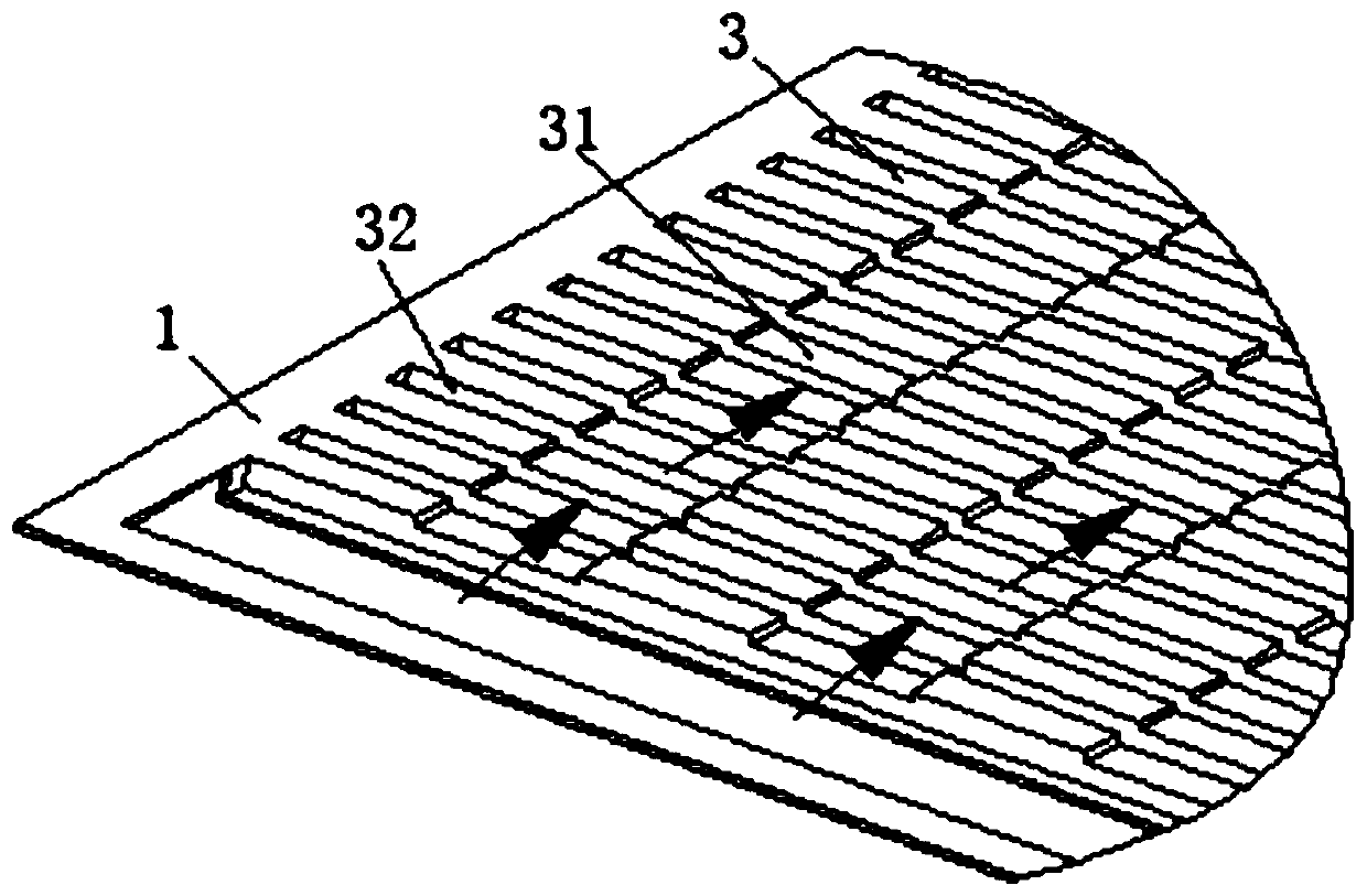 Air-cooled hydrogen fuel cell based on single metal polar plate and electric pile