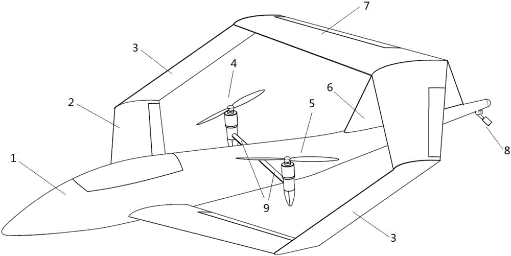 High-speed aircraft capable of taking off and landing vertically as well as control method of high-speed aircraft