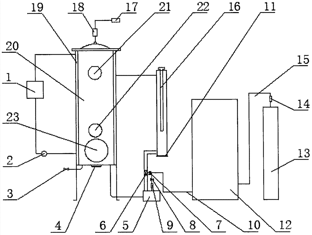 Production device and method for efficiently preparing ozonized oil