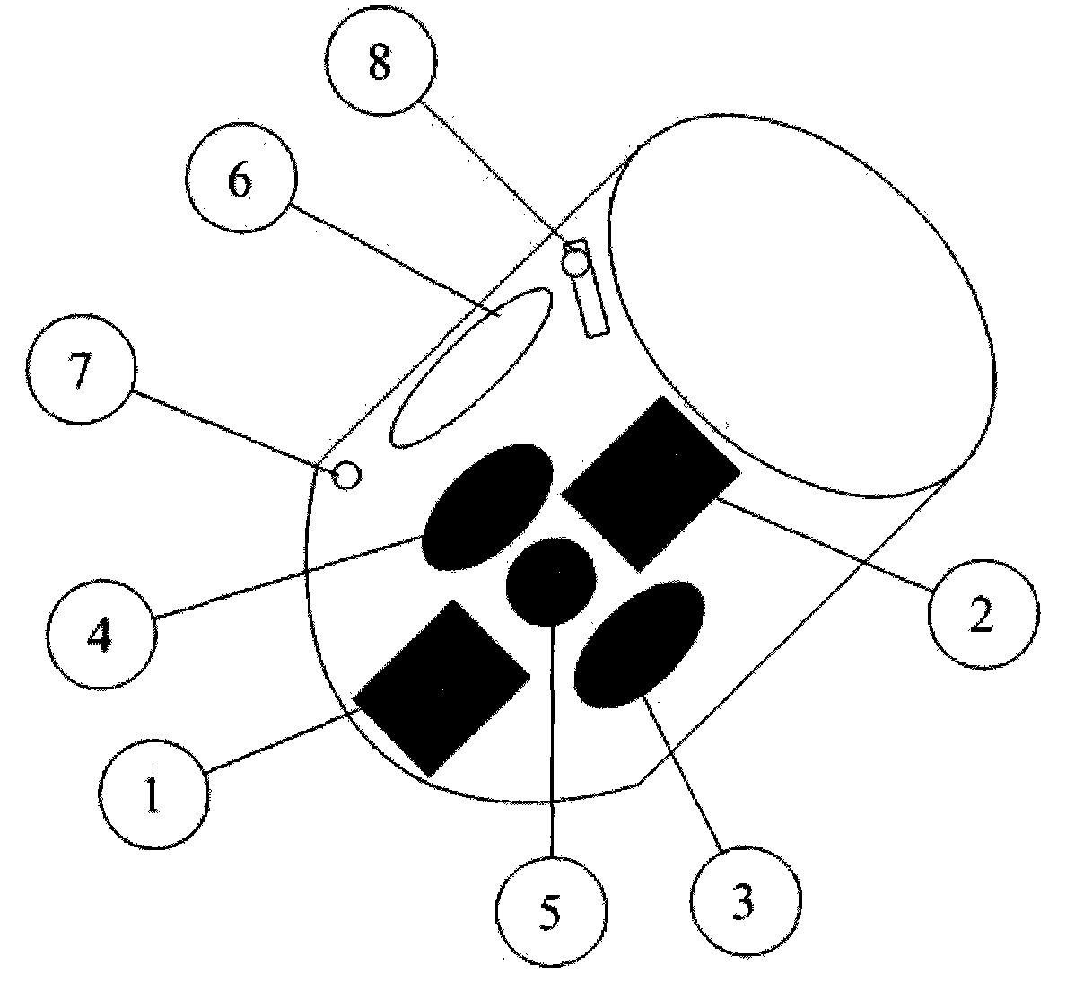 Touch separated wireless mouse control ring and touch pad