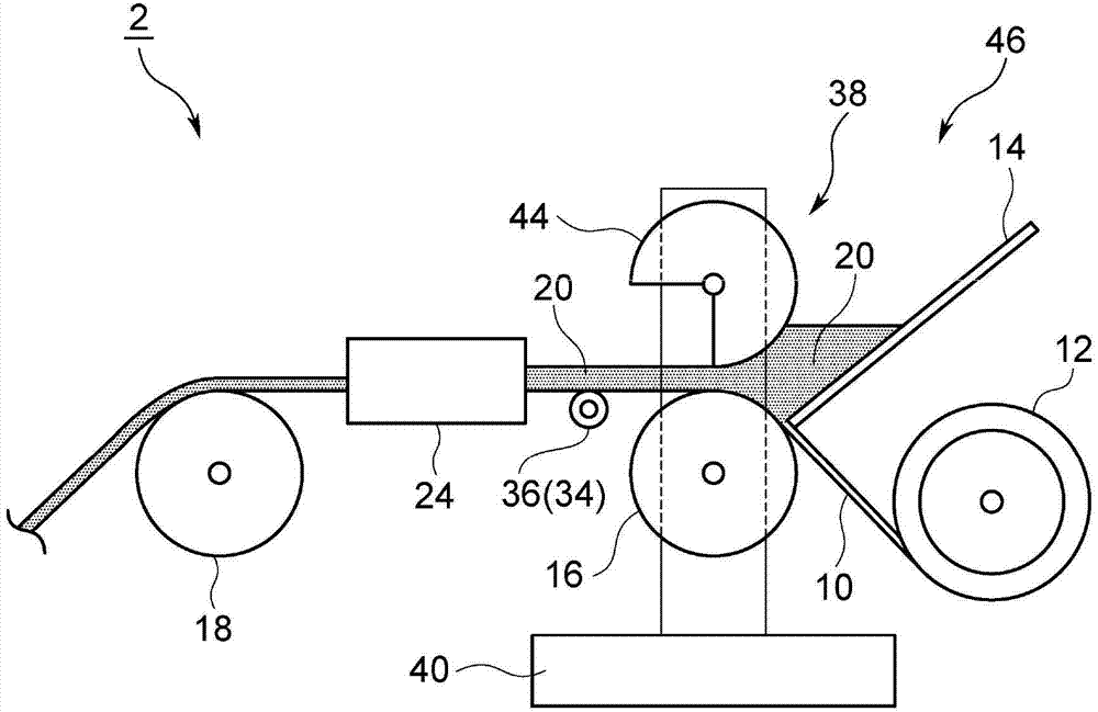 Method and equipment for manufacturing electrode sheet