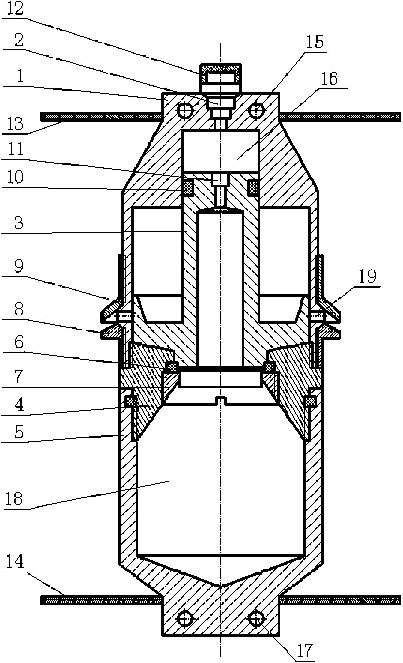 Downhole pneumatic shock wave generator