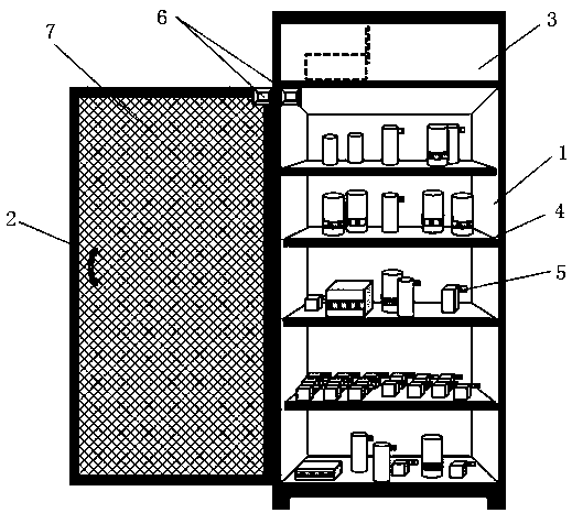 Unmanned retail intelligent container based on RFID (Radio Frequency IDentification) technology, and goods selling method thereof