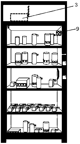 Unmanned retail intelligent container based on RFID (Radio Frequency IDentification) technology, and goods selling method thereof