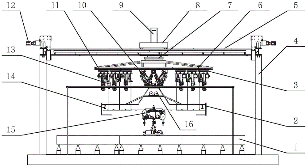 A simulation mechanism for satellite ground microgravity dynamic loading