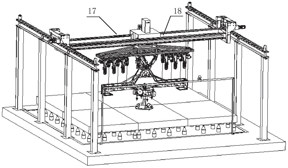 A simulation mechanism for satellite ground microgravity dynamic loading