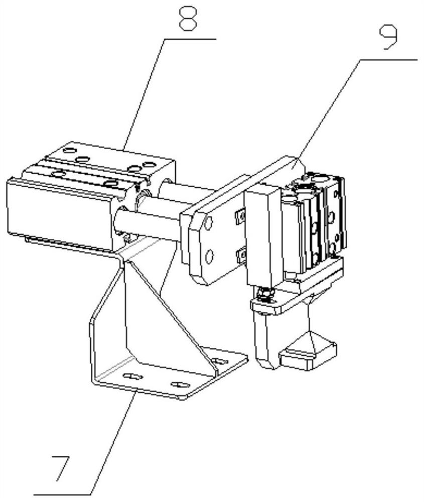 Ultrathin material clamping device and clamping method thereof