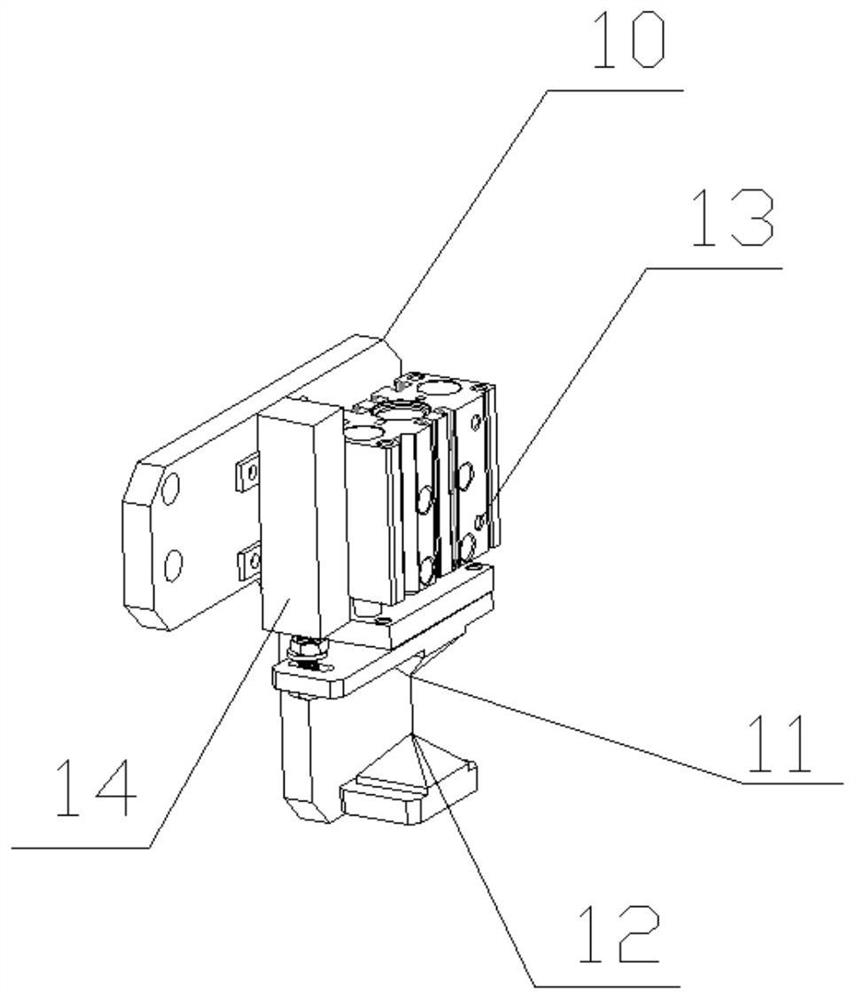 Ultrathin material clamping device and clamping method thereof