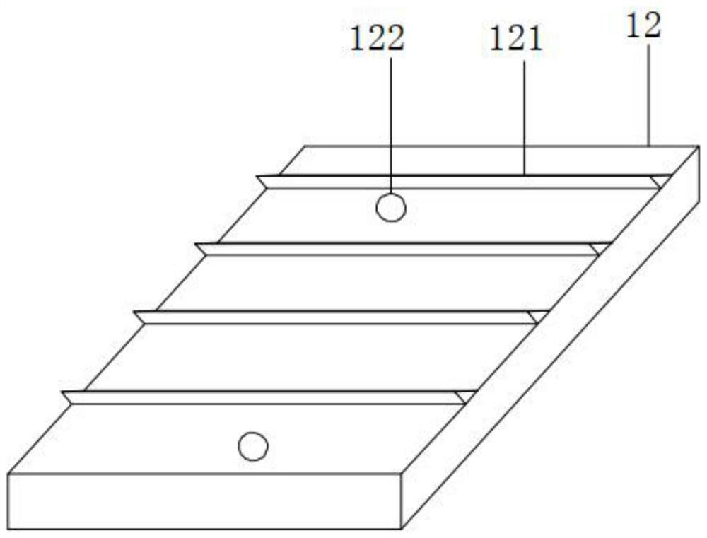 Assembled waterproof mounting structure of pool wall veneer