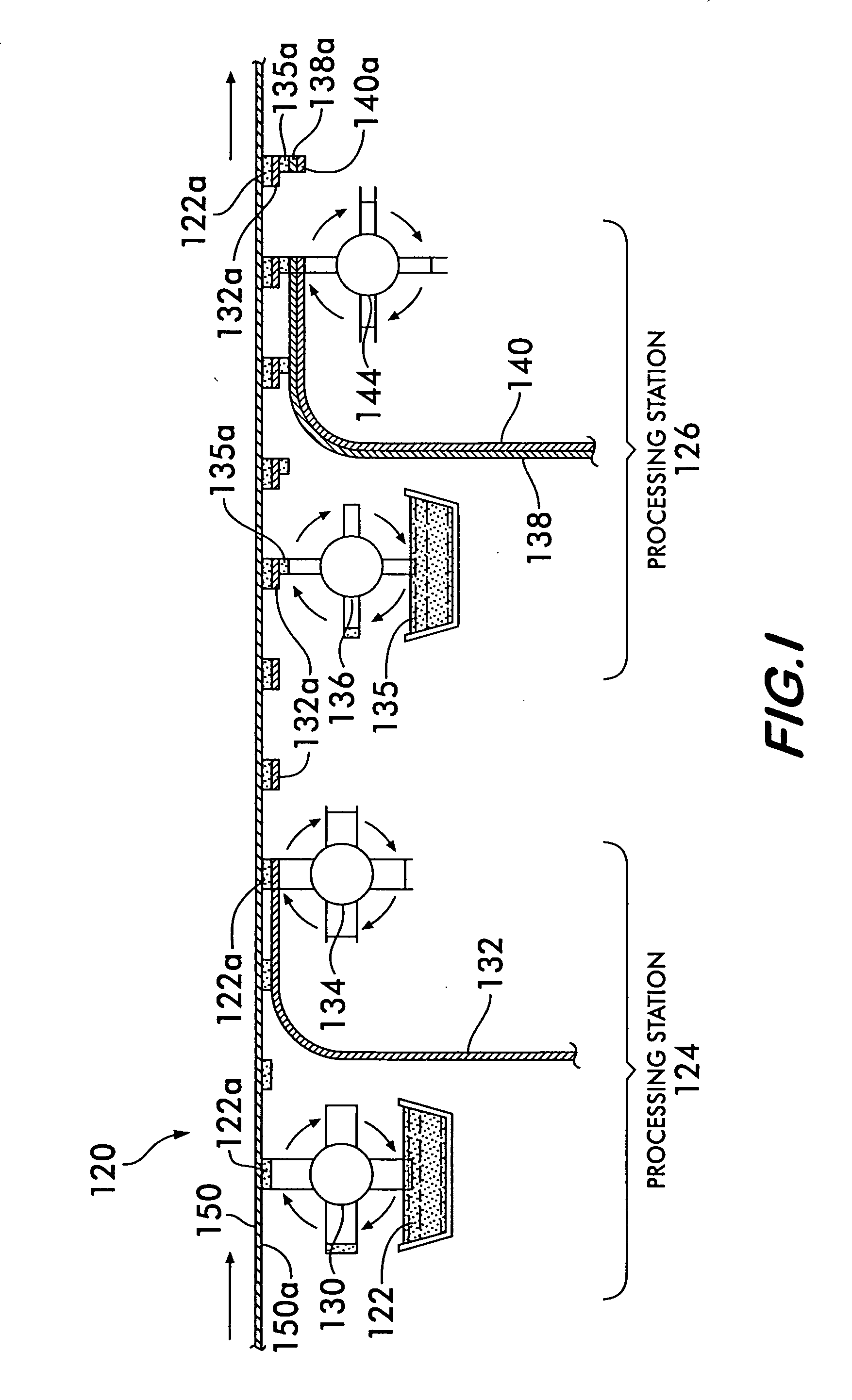 Security tag system for fabricating a tag including an integrated surface processing system