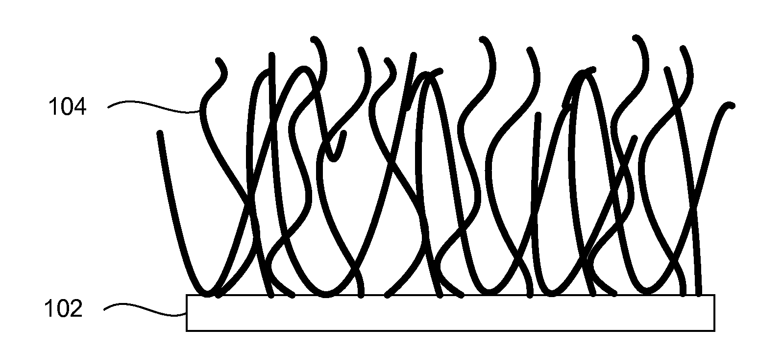 Electrode including nanostructures for rechargeable cells