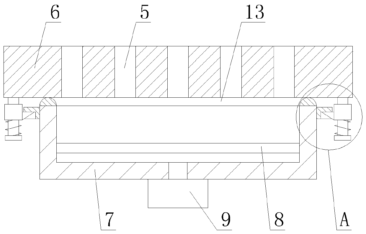 Clean type drilling machine workbench with height adjusting function