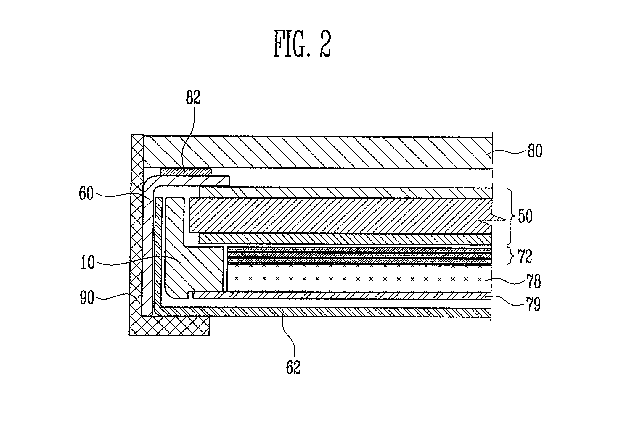 Flat panel display integrated with touch screen panel