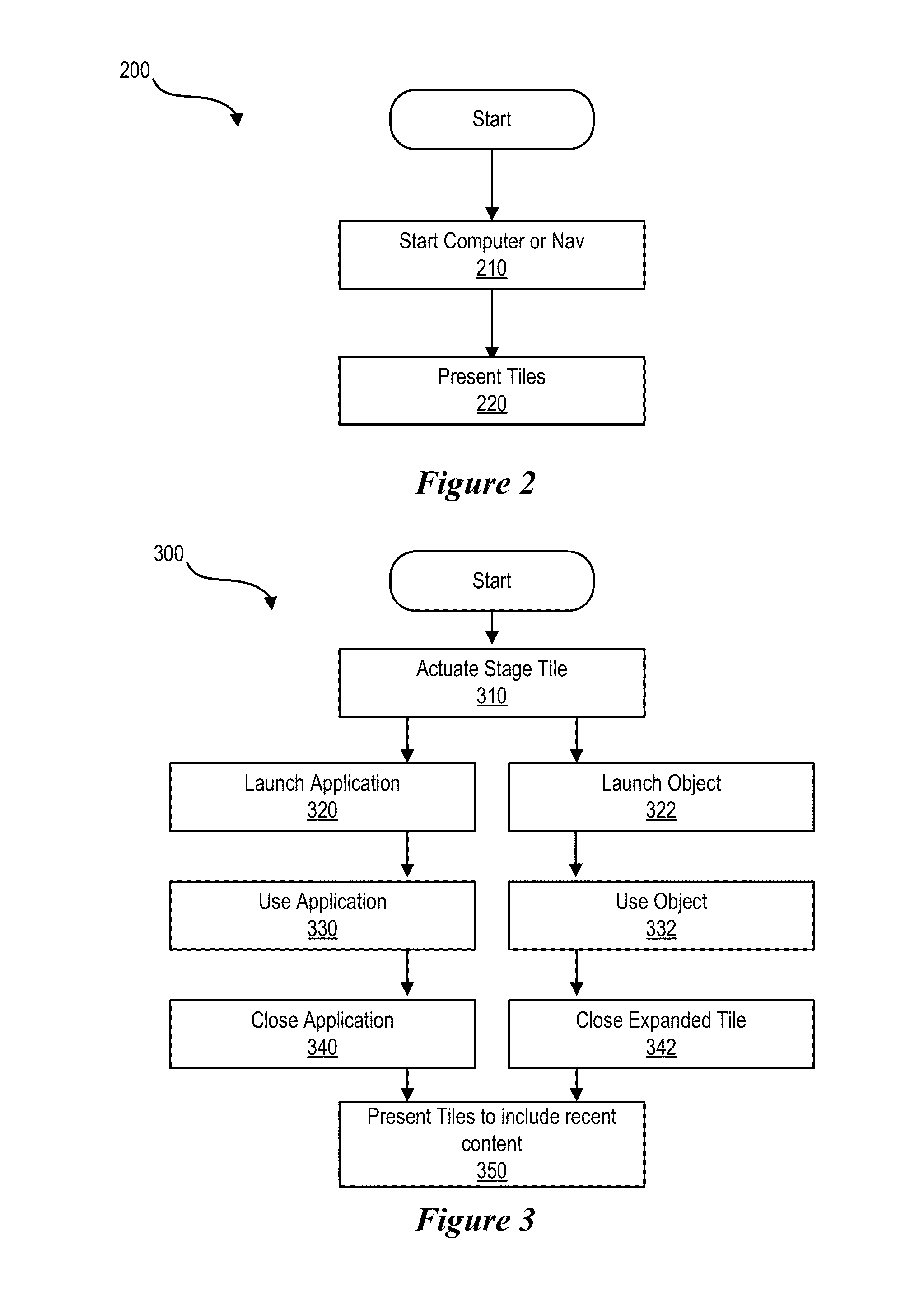 Identifying content via items of a navigation system