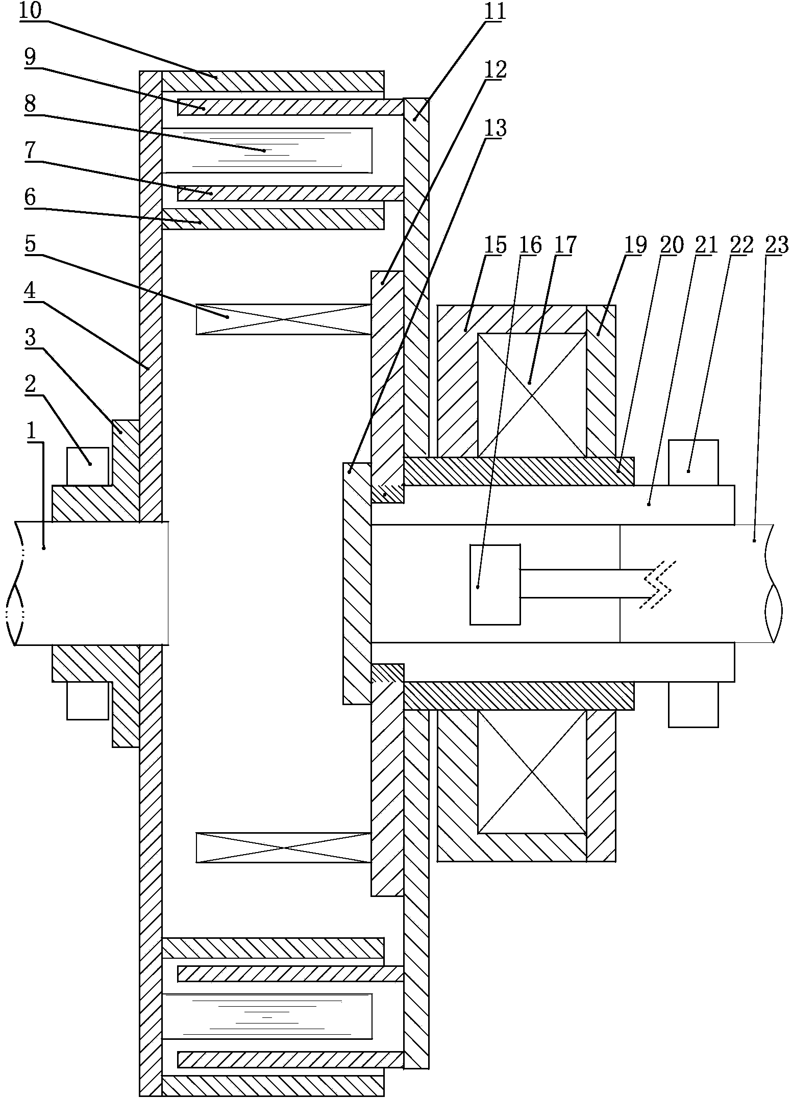 Permanent-magnet speed regulator