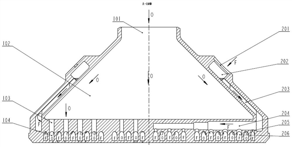 Integrated structure injector for rocket engine