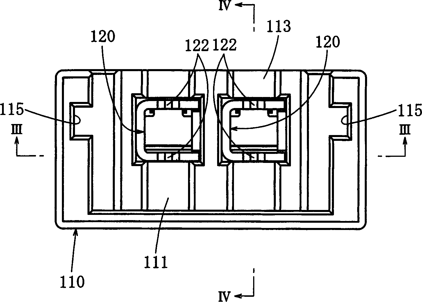 A connector housing assembly and an electric connector assembly