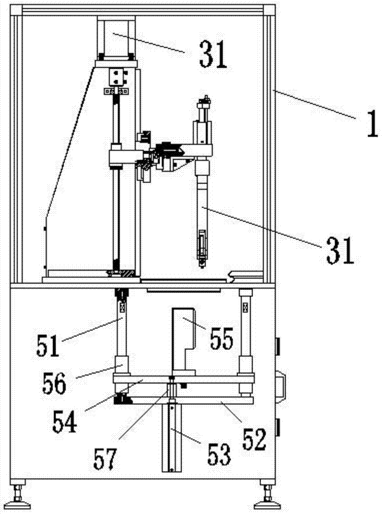 An electric tricycle stator winding machine