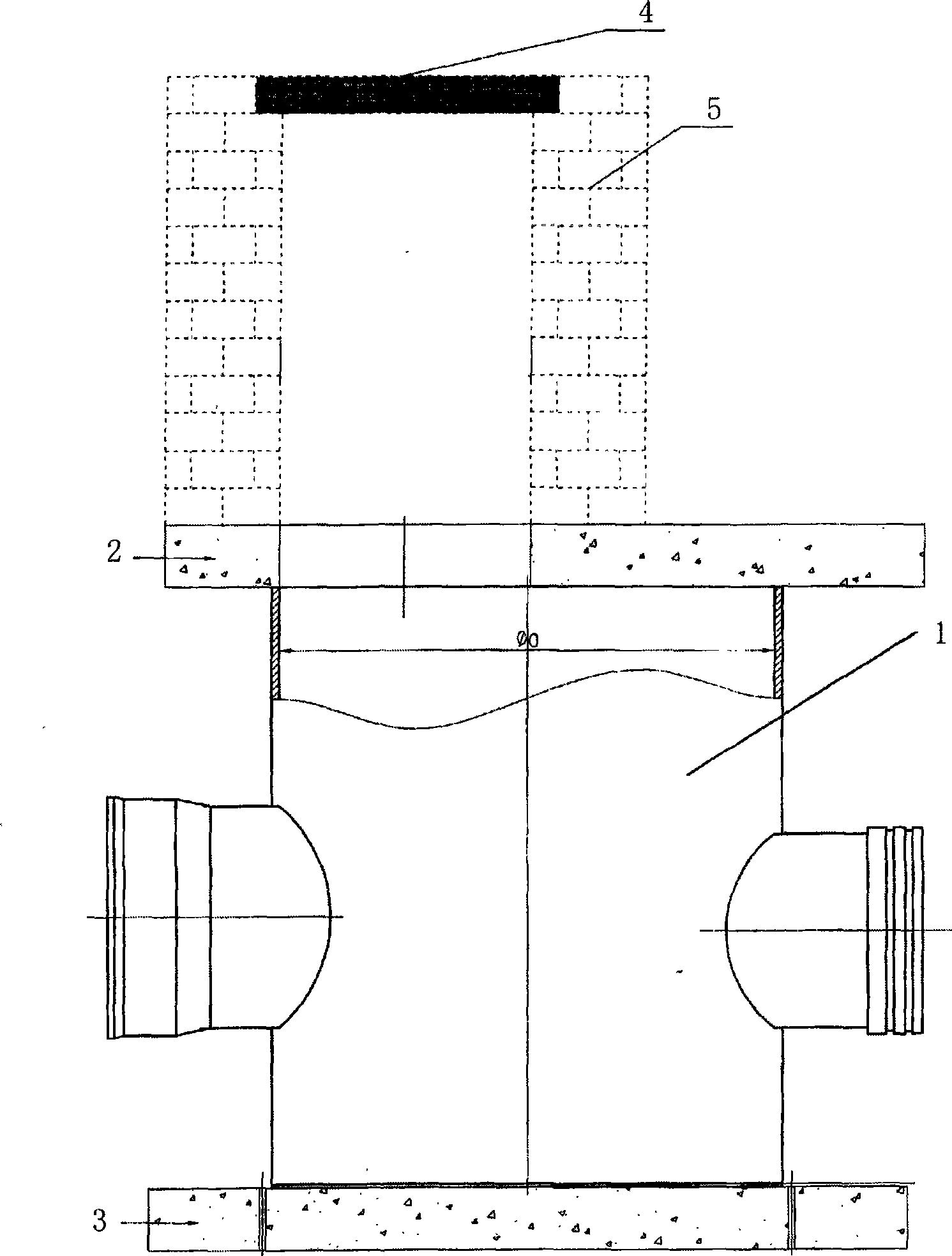 Glass fibre reinforced plastic sand inclusion well chamber