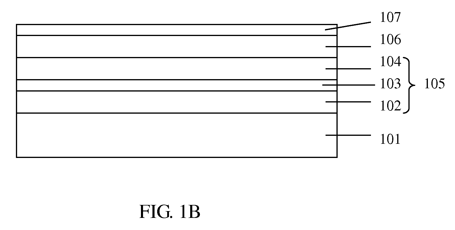 Light-emitting device containing a composite electroplated substrate