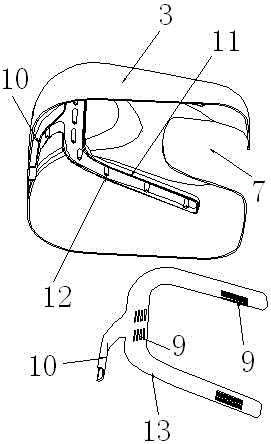 Air blowing system of head washing machine