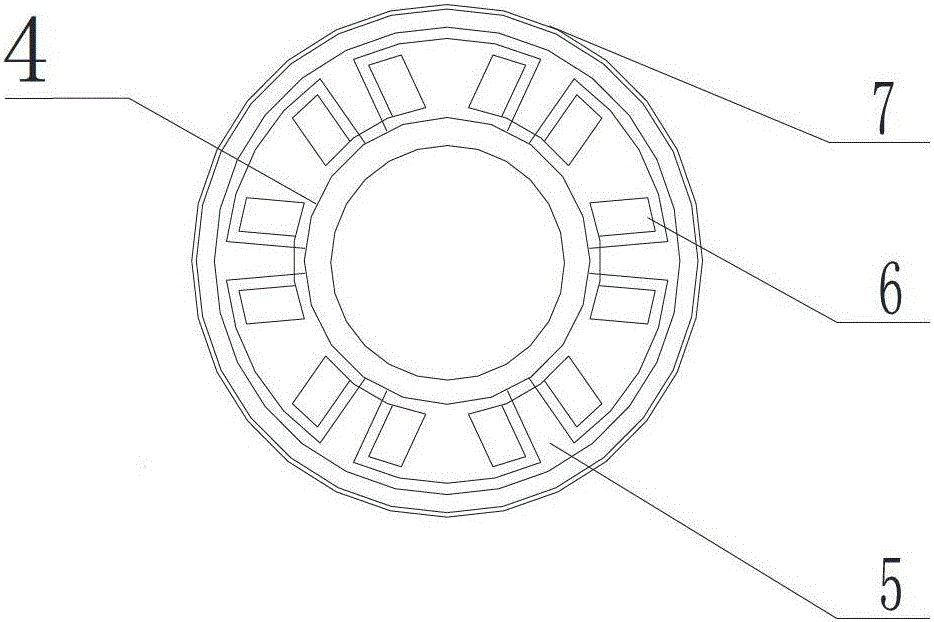 An electromagnetic induction desulfurization iron ladle