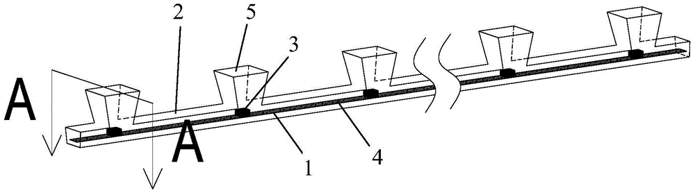 Flexible LED strip-shaped lamp with integrated light guiding pieces and manufacturing method thereof