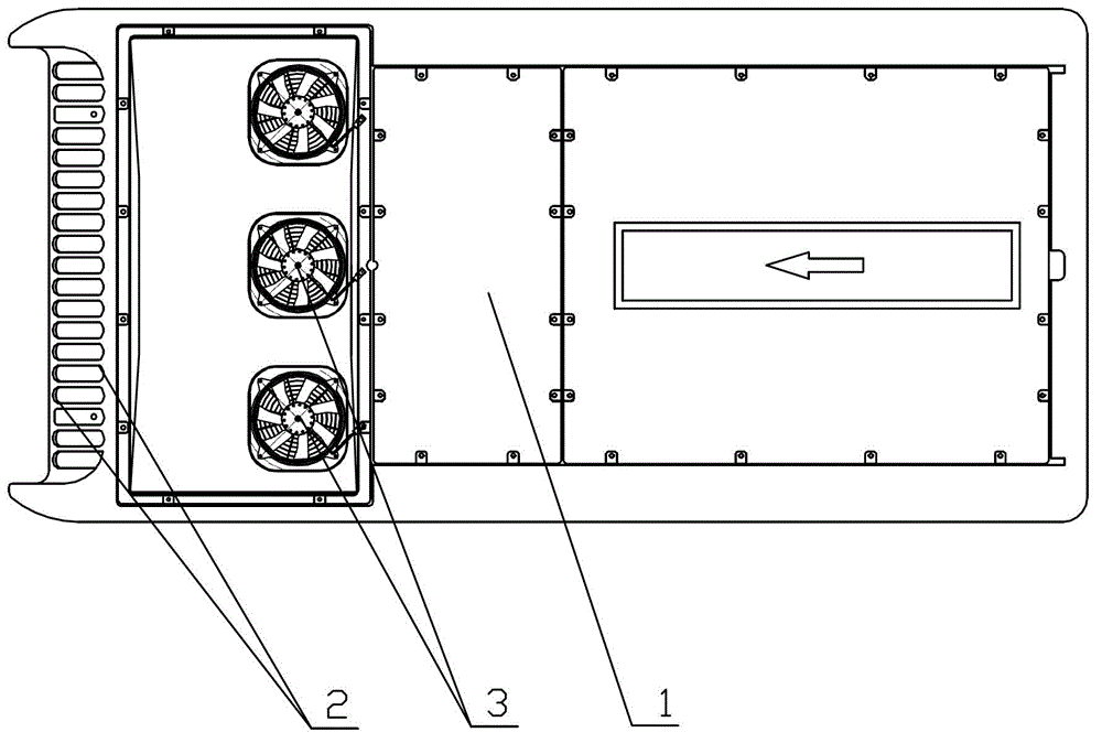 Cooling and heating type variable frequency air conditioner of pure electric bus