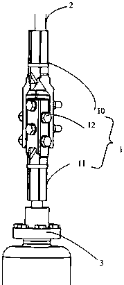 Right-angle step fixed high-voltage large-current wiring terminal