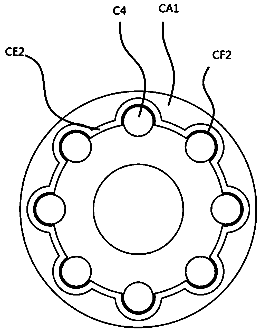 Part for leakage processing device based on petrochemical engineering and method of part