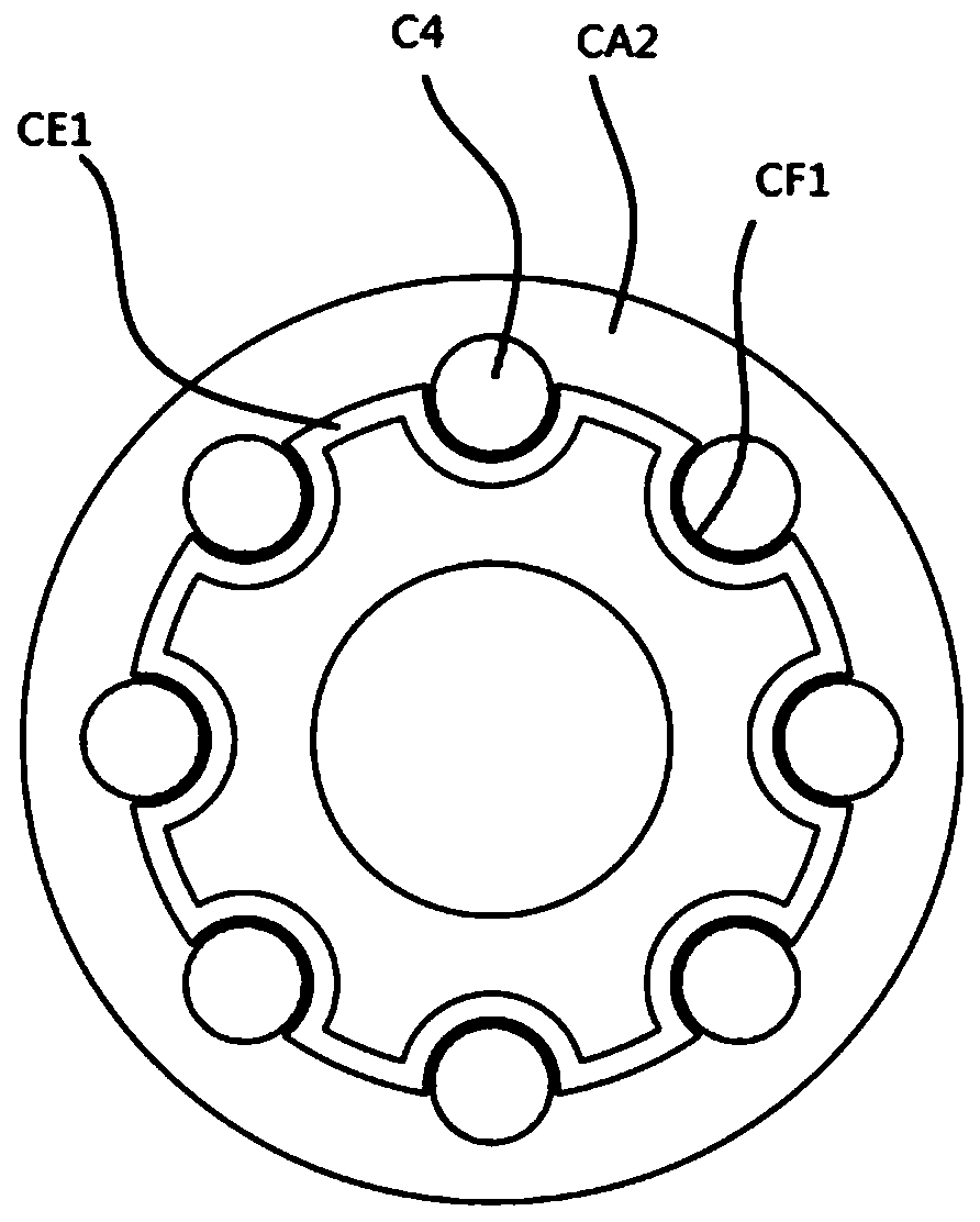 Part for leakage processing device based on petrochemical engineering and method of part