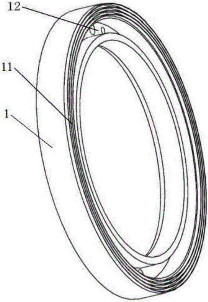 Polytetrafluoroethylene contact type sealing device