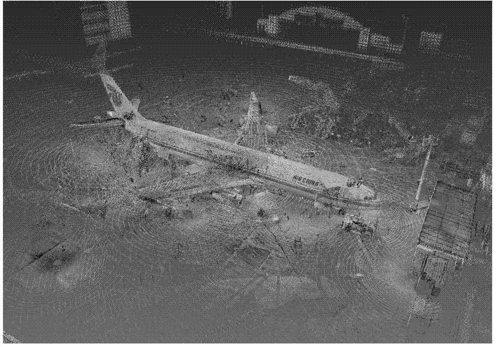 Method for establishing 3D digital maintenance platform of aircraft based on 3D laser scanning technology